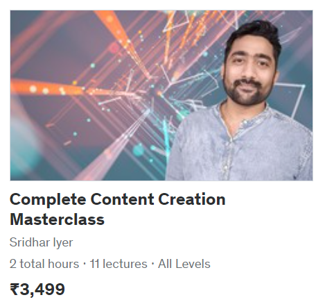 https://www.udemy.com/course/complete-content-creation-masterclass/